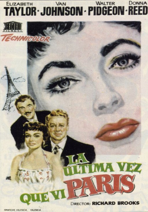 La ltima vez que vi Pars (Richard Brooks 1954)